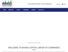 Tablet Screenshot of navikacapital.com